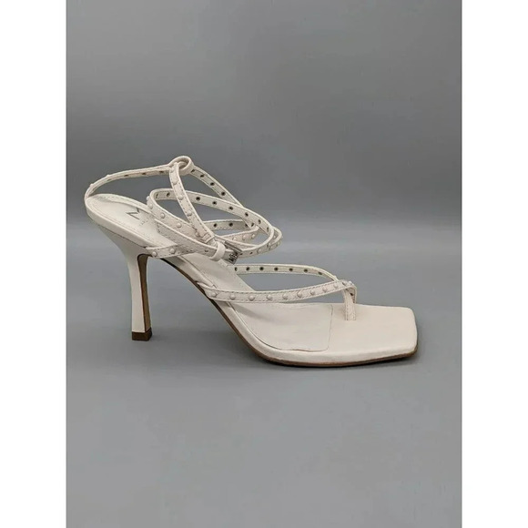 Marc Fisher Shoes - Marc Fisher LTD Dallin Women's Strappy Heel Sandals White Size 7.5 M (MSRP $150)